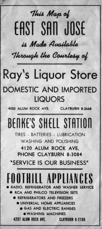 East San Jose Map Title Page